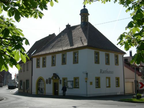 Miesto Rotušė, Schwarzach Am Main, Žemutinė Frankonija, Francūzų Vyno Šalis