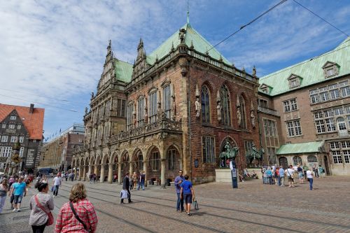 Miesto Rotušė, Bremen, Vokietija, Istoriškai, Pastatas, Architektūra