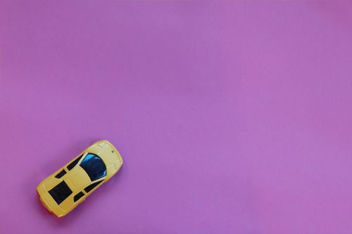 Žaislas, Automobilis, Lamborghini, Geltona, Violetinė