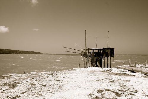 Trabucco, Kraštovaizdis, Jūra, Italy, Žvejyba