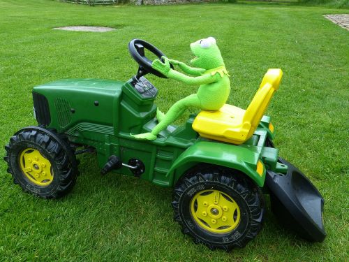 Traktorius, Vairuoti, Žaislai, Kermit, Varlė