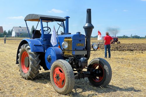Traktorius, Istoriškai, Žemės Ūkio Mašina, Oldtimer, Traktoriai, Vilkikas, Senas Traktorius, Ursus, Lenkija