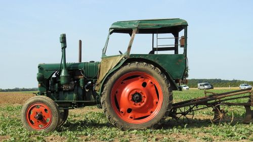 Traktorius, Traktoriai, Senas, Istoriškai, Transporto Priemonė, Oldtimer, Žemės Ūkio Mašina