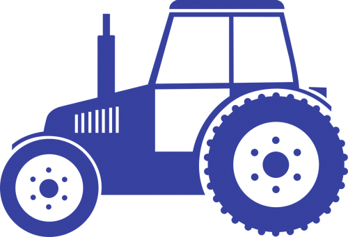 Traktorius, Laukas, Žemdirbystė, Nemokama Vektorinė Grafika