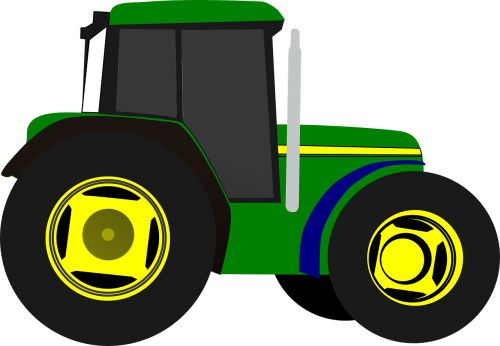 Traktorius, Ūkis, Įranga, Transporto Priemonė, Žemdirbystė, Mašina, Nemokama Vektorinė Grafika