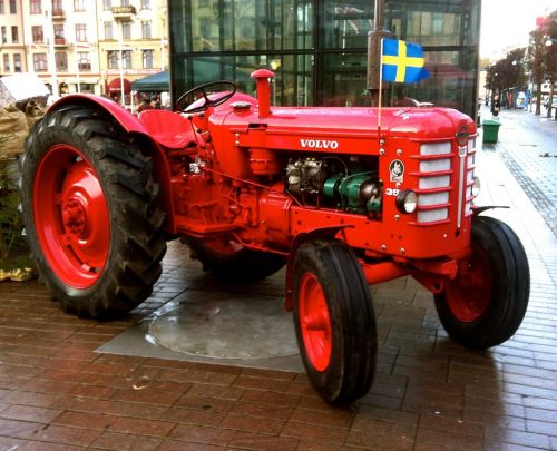 Traktorius, Volvo, 1959, Įrankis, Žemės Ūkio, Helsingborg, Paroda