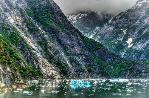 Tracy Ranka, Alaska, Ledynas, Ledas, Kalnai, Sniegas, Gamta, Šaltas