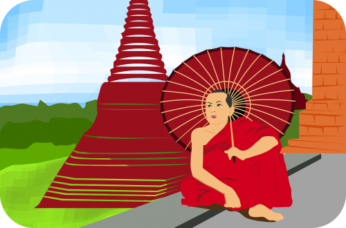 Tradicinis Menas, Vektorinis Grafikas, Mianmaras, Nemokama Vektorinė Grafika