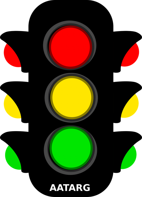 Šviesoforas, Raudona, Geltona, Žalias, Sustabdyti, Signalas, Saugumas, Stoplight, Nemokama Vektorinė Grafika