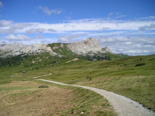 Takas, Žygiai, Dolomitai, Kalnai, Alpių, South Tyrol, Italy