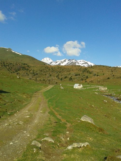 Takas, Kalnas, Žygiai, Pyrénées, Žalias, Mėlynas