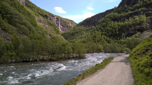 Takas,  Dviračių Takas,  Upė,  Kraštovaizdis,  Gamta,  Gamtos Takas,  Komercinis Kelias,  Norvegija