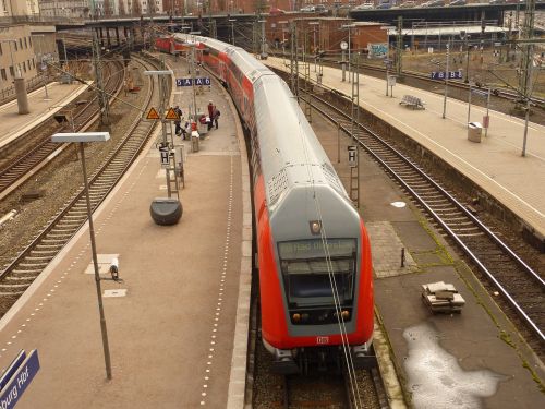 Traukinys, Hamburgas, Transportas, Stotis