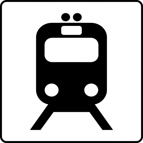 Traukinys, Tranzitas, Gabenimas, Geležinkelis, Nemokama Vektorinė Grafika