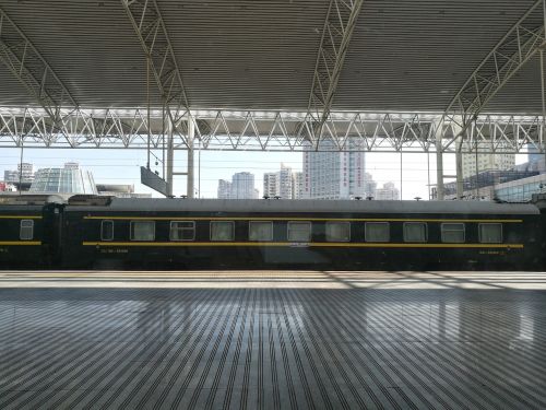 Traukinys, Platforma, Pilka, Šanchajus, Traukinių Stotis