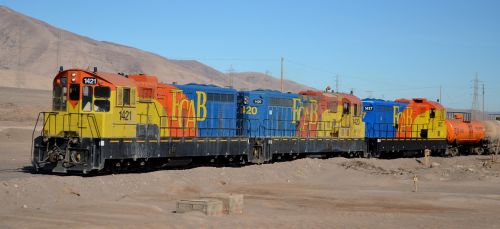 Traukinys, Druska, Antofagasta, Dykuma, Spalva, Čile, Sausas