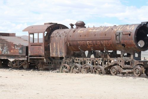 Traukinys, Senas, Bolivija