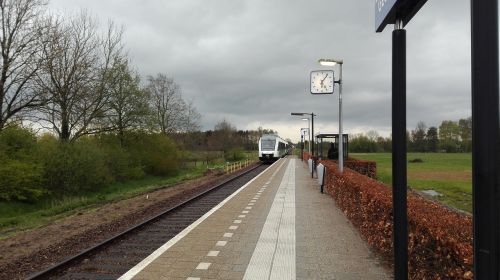 Traukinys, Traukinių Stotis, Geerdijk, Platforma, Sunaikinta, 2016, Holland