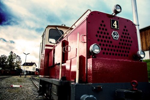 Traukinys, Waldviertel, Siaurojo Geležinkelio, Loco, Atrodė, Istoriškai, Geležinkelių Transportas, Nostalgiškas, Turizmas, Raudona