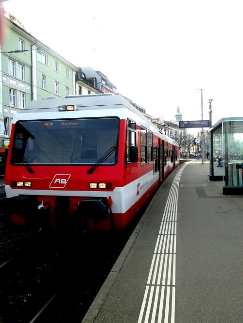 Traukinys, Appenzell Geležinkeliai, Traukinių Stotis, Uosto Stotis, Išeiti Link Pagonių, Rorschach, Šveicarija