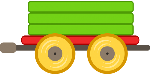 Traukinys, Automobilis, Žaislas, Žalias, Transportas, Geležinkelis, Vaikas, Nemokama Vektorinė Grafika
