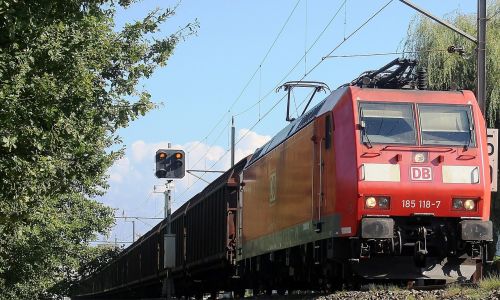 Traukinys, Prekinis Traukinys, Lokomotyvas, Deutsche Bahn, Db, Išeiti, Kontaktinė Linija, Signalas, Medžiai, Dangus, Arbon, Šveicarija