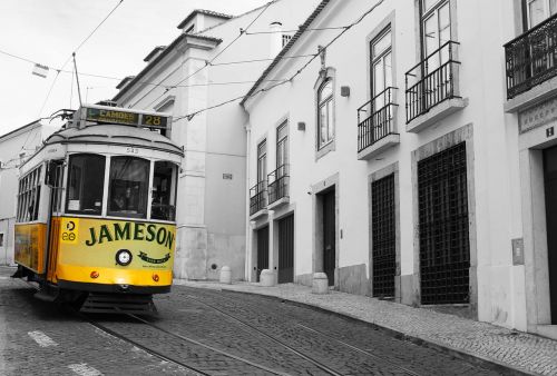 Tramvajus, Geltona, Lisbonas