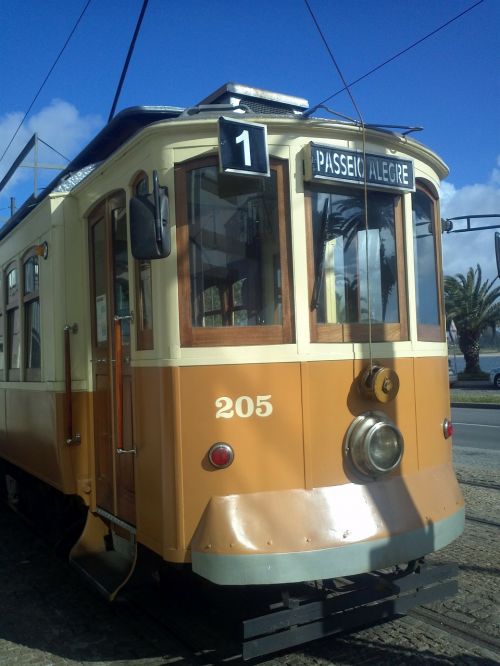 Tramvajus, Porto, Istoriškai, Portugal, Eismas, Transporto Priemonė, Transportas, Atrodė, Nostalgiškas