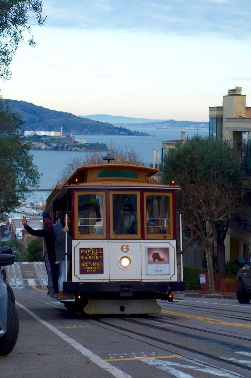 Tramvajus, Jūra, Alcatraz, San Franciskas