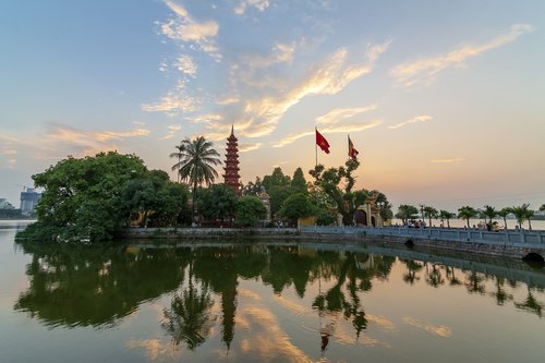Tran Quoc Pagoda,  Senas Pagoda Hanojus,  Hanoi