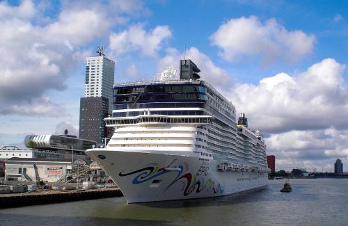 Transportas, Kruizas, Kruizinis Laivas, Švartavimas, Rotterdam