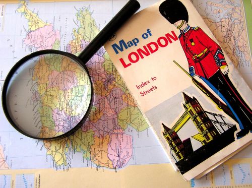 Kelionė, Londonas, Žemėlapis