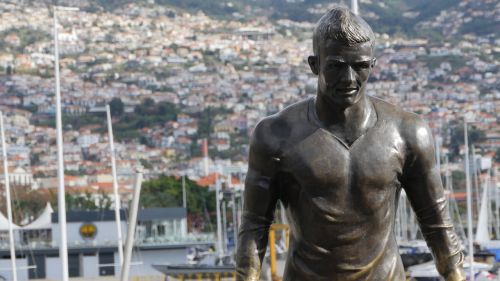 Kelionė, Cristiano Ronaldo, Cr7, Bronza, Funchal, Madeira, Futbolininko Statula, Paminklas