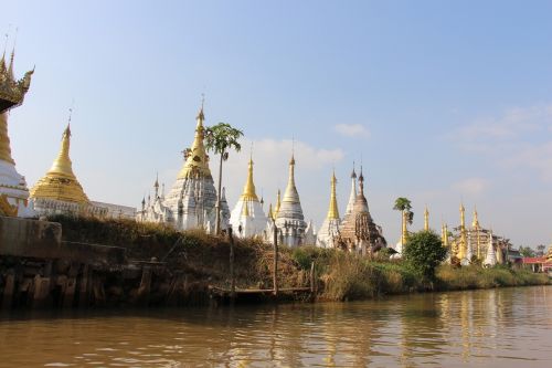 Kelionė,  Architektūra,  Upė,  Religija,  Kultūra,  Asija,  Mianmaras,  Turizmas,  Stupa,  Be Honoraro Mokesčio