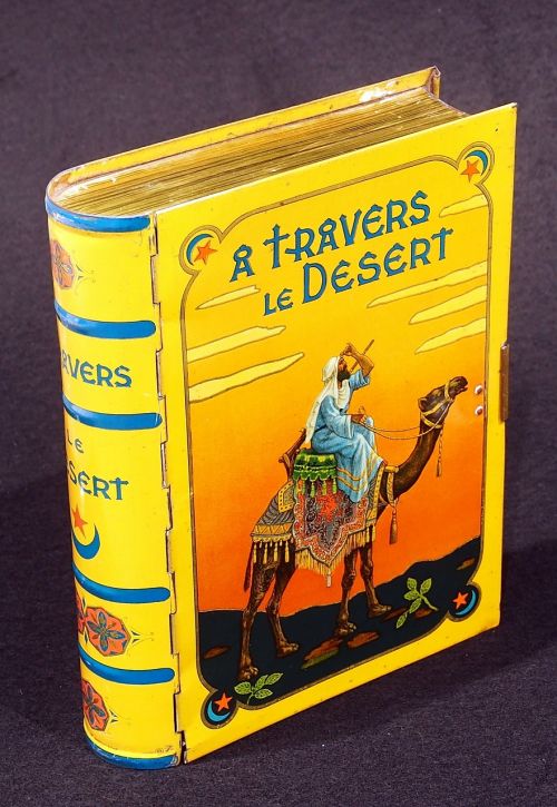 Travers Le Desert,  Paketas,  Dėžė,  Knyga,  Kartonas,  Saugojimas,  Senas,  Vintage,  Produktas