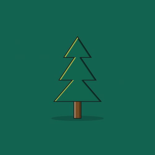 Medis, Piktograma, Kalėdų Eglutė