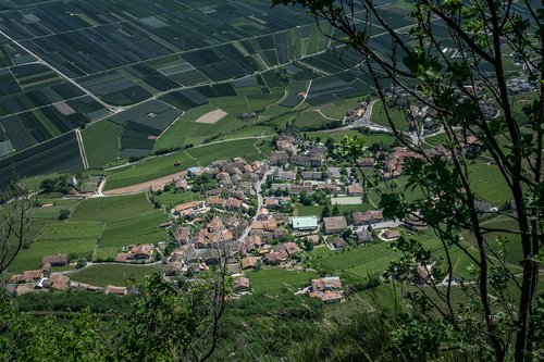 Medis,  Panorama,  Miestas,  Pobūdį,  Kraštovaizdis,  Vaizdas Iš Viršaus,  Pietų Tirolio,  Aero Vaizdas