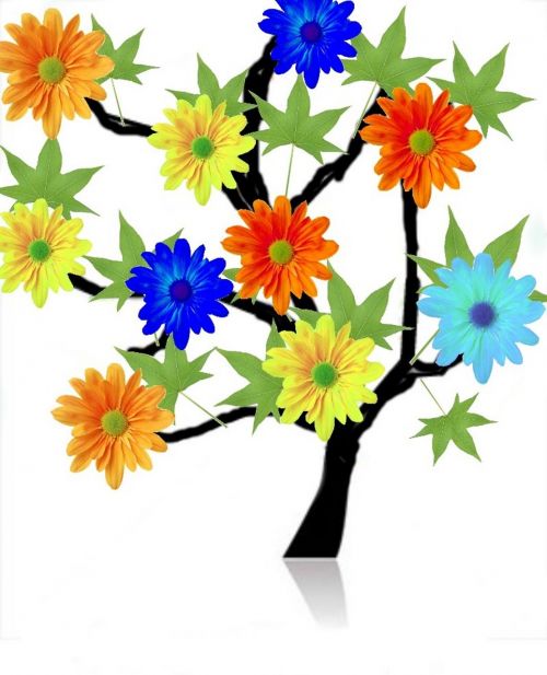Medis, Gėlės, Montavimas