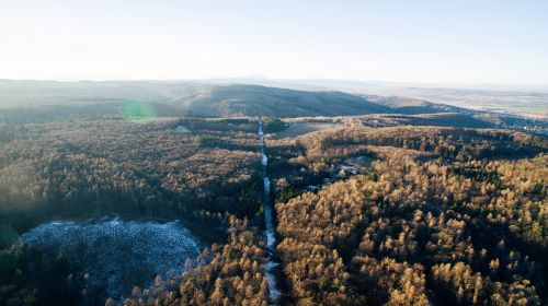 Medžiai, Augalas, Ežeras, Vanduo, Antena, Vaizdas, Debesis, Dangus, Kalnas, Kraštovaizdis