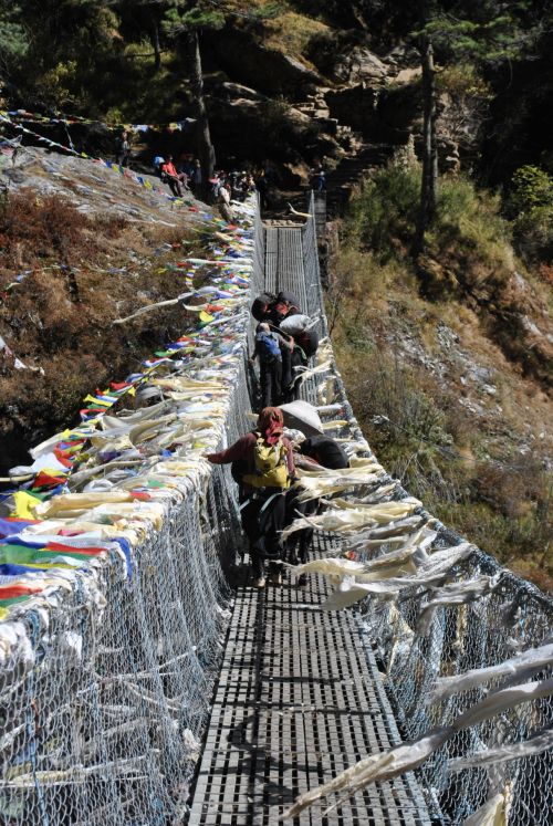 Tiltas,  Perėjimas,  Kalnas,  Himalaja,  Nepalas,  Pasivaikščiojimas,  Trekking Bridge