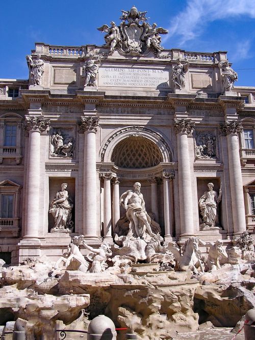 Trevi Fontanas, Roma, Italy, Europa, Fontanas, Romanai, Kultūra, Lankytinos Vietos, Menas, Paminklas, Architektūra