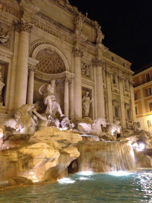Trevi Fontanas, Roma, Italy, Vanduo, Fontanas, Skulptūra, Akmuo, Ekskursijos, Architektūra, Ispanų, Barokas, Roma