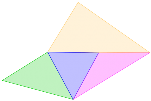 Trikampis, Geometrija, Figūra