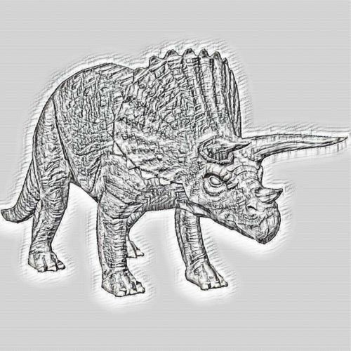 Triceratops,  Piešimas,  Eskizas,  Gyvūnas,  Jurassic,  Parkas,  Priešistorinis,  Eros,  Triceratops Brėžinys