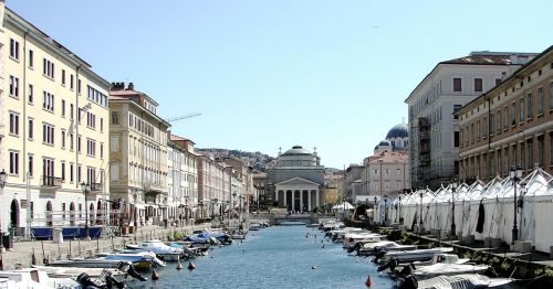 Trieste, Italy, Friuli, Kapitalas, Canale Grande