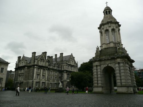 Trinity Kolegija, Airija, Dublin, Architektūra, Pastatas, Orientyras, Miestas, Istorinis, Architektūros Dizainas, Struktūra, Turizmas, Dizainas