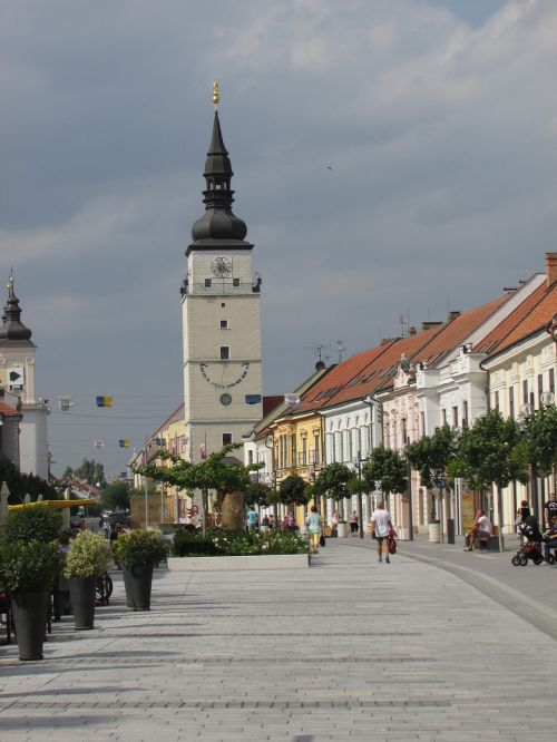 Trnava, Slovakija, Centras, Gatvė