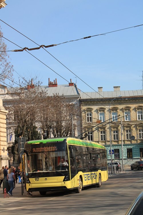 Troleibusas,  Transporto Priemonės,  Ukraina,  Lvovo,  Transporto Priemonės,  Kelių,  Reiškia Transportavimo,  Turizmas
