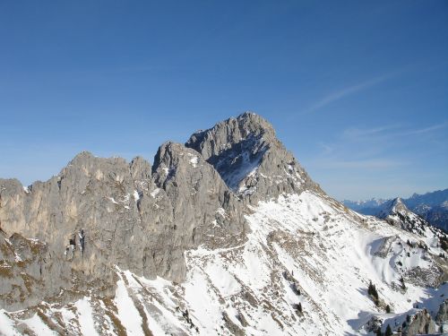 Mentele, Kölle Tip, Kalnai, Alpių, Tyrol, Tannheimertal