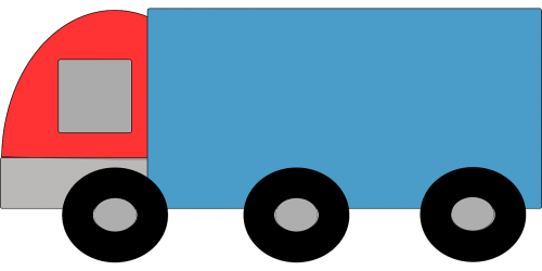 Sunkvežimis, Transporto Priemonė, Gabenimas, Paprastas, Nemokama Vektorinė Grafika